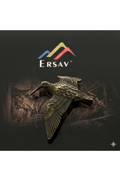 Ersav Avcı Rozet Antik Sarı