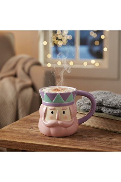 Flying Tiger Copenhagen Fındıkkıran Şekilli Pembe Seramik Kupa