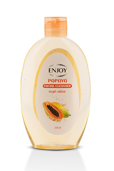 Enjoy Papaya Facial Cleanser 225ml – Brightens Skin, Removes Dirt, Oil & Makeup Gently