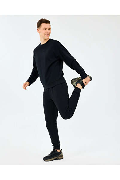 SKECHERS S2610015-3817 Crew Neck Men's Sweatshirt Black