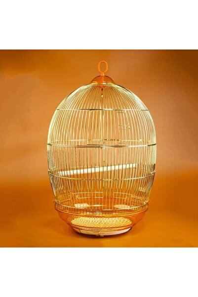 MyPetShop Panoramic View Villa Cage - Transparent Bird Cage with 360° Rotating Roof