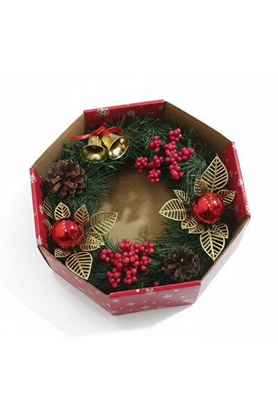 Leva House Yılbaşı Kapı Süsü Plastik i 24 Cm