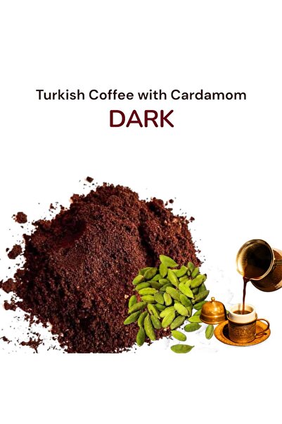 The Morgan Coffee قهوة تركية مع الهيل (مطحونة) 1 كجم - داكنة