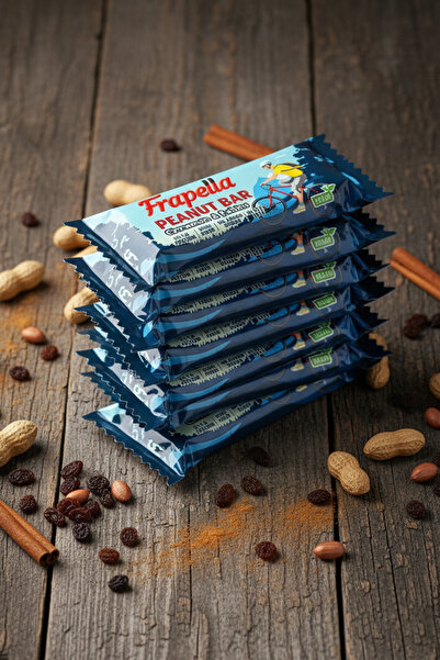 Frapella Vegan Bar with Grapes and Cinnamon Peanut 40 Gr. X 12 Pieces