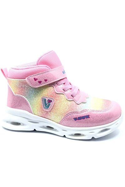 Vicco Poni Phylon Orthopedic Lighted Children's Boots Pink