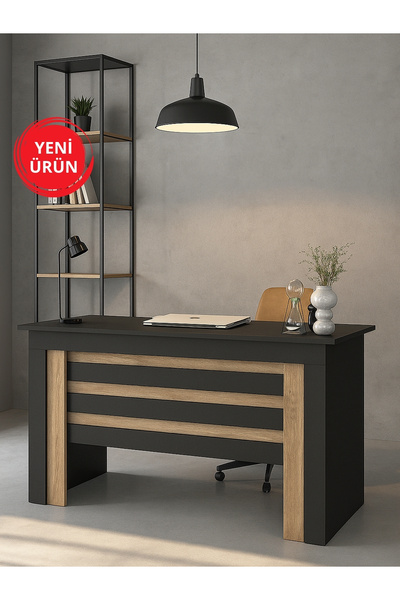 dorpek Epito Ofis Masası Çalışma Masası Antrasit - Sepet