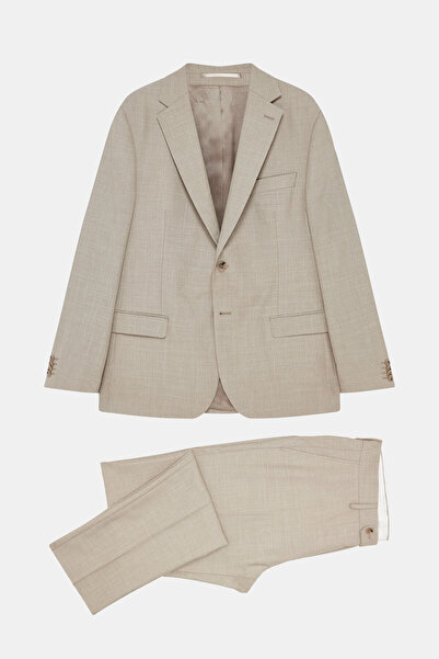 W Collection BEIGE BUTTONED SUIT