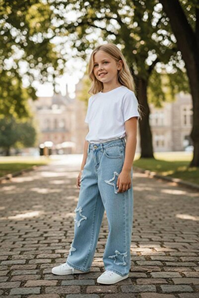 ASL GOLF CLUB Pantaloni Galaxy Denim pentru fete