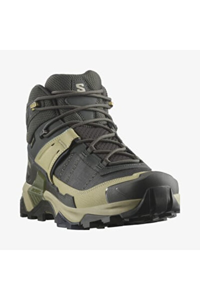 Salomon 477543 X ULTRA 5 MID GTX Ανδρικές μπότες εξωτερικού χώρου Γκρι πράσινο