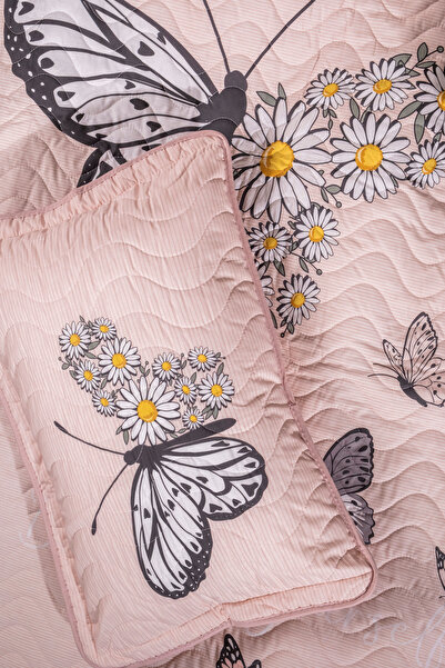Clasy Ranforce %100 Pamuk Tek Kişilik Yatak Örtüsü Seti Daisy Love