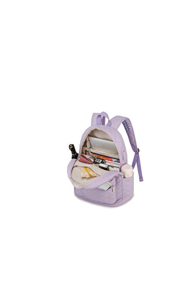 Kinmac Laptop Backpack, Kinmac, Purple Embroidery, 15.6 inch