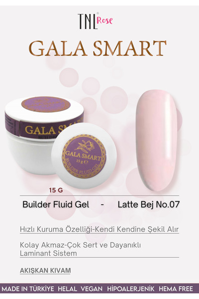 gala smart Builder Fluid Jel Akışkan Kıvam Gel Jel Tırnak Protez Tırnak Uzatm...