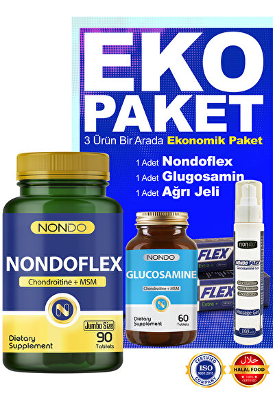 Nondo Ekonomik Paket Glukozamin Deposu ( Flex - Glucosamine - Flex Masaj Jeli)