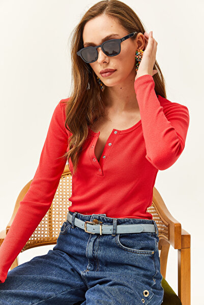 Olalook Women's Pomegranate Flower Patchwork Camisole Blouse