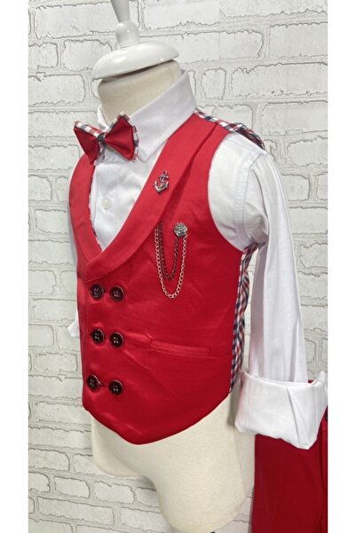 HAYTA Vest Suit Shirt Set