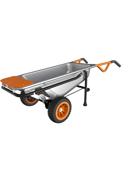 WORX WG050 100Lt./136Kg. Profesyonel Çok Amaçlı El Arabası, Taşıma Arabası