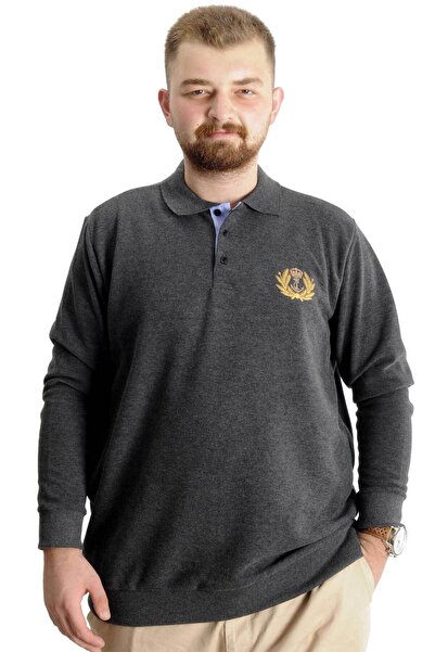 ModeXL Plus Size Mode XL Sweat - Thessaloniki Crown of a King 23447 Antramelange