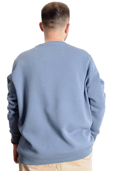 ModeXL Mode Xl Великий розмір Чоловічий Світшот Bisyaka Do It Yourself 23168 Синій