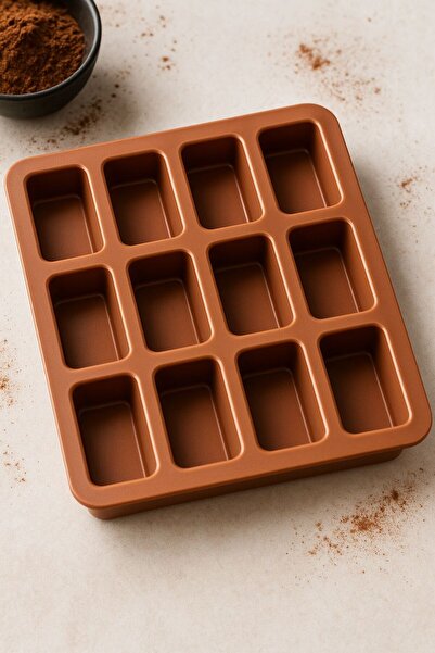 Rawy Home Silikon 12 'li Baton Kek Ve Çikolata Kalıbı