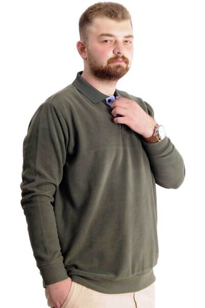 ModeXL Mode Xl Великий розмір Світшот Салоніки Crown Of A King 23447 Хакі