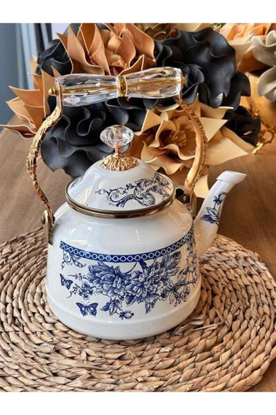 ROSSEV Blue Emaye Kettle