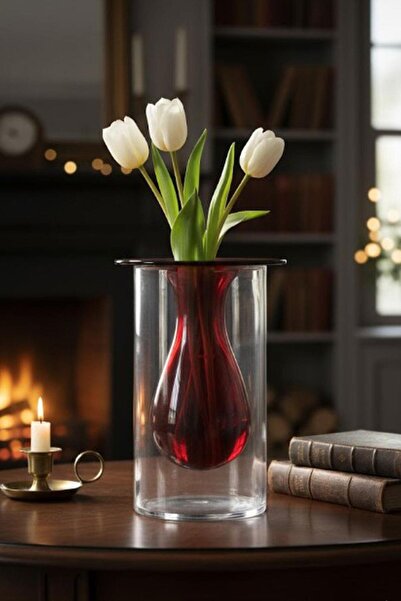 Paşabahçe El İmalatı Kristal Dekoratif Vazo 1 Adet 90458