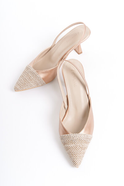 MARSEDO حذاء مونيكا نسائي كاجوال بكعب ستيليتو مفتوح من الخلف