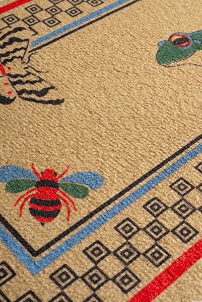 KARMAT Frog, Bee, Butterfly Pattern, Modern Durable Long-Lasting Outdoor Door Mat, Front Door Mat