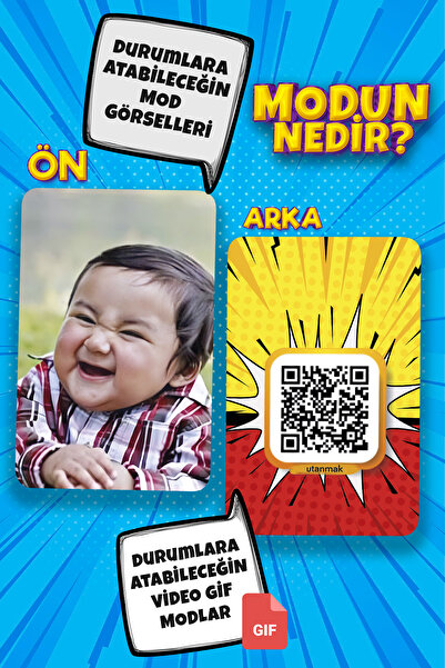 What Do You Mood Modun Nedir - Eğlenceli Grup Arkadaş Aile Kutu Oyunu - Hangisi Mod Moodun Do You Meme - Durum Kartı