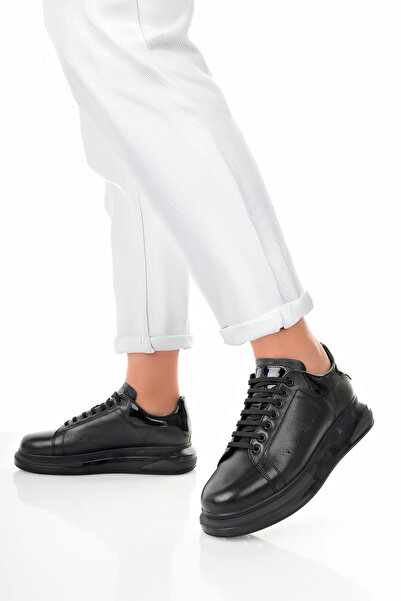 bulutmod BA04471 Pantofi sport cu talpă înaltă cu gel din piele naturală pent...