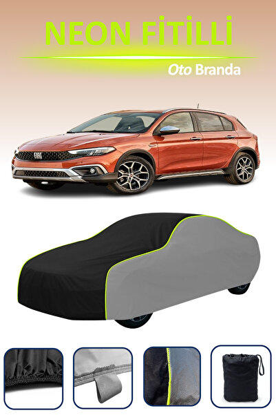 Cemku Shade Gri-Siyah-Gri [Fiat Egea Cross] Uyumlu Neon Fitilli Araba Brandas...