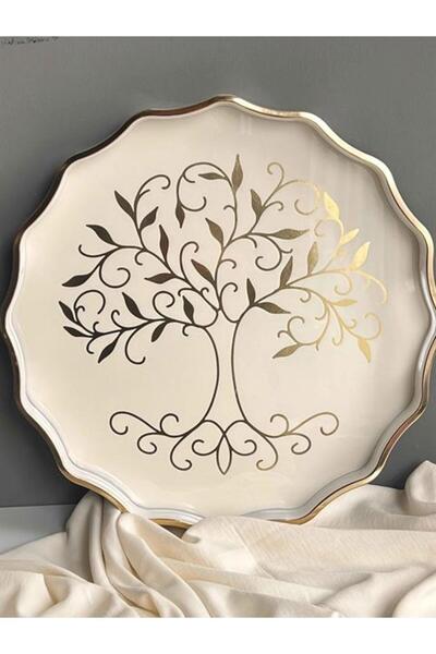 ROSSEV صينية مستديرة من وايت لايف