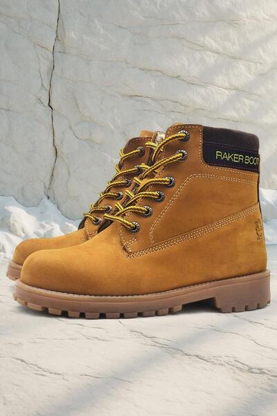 Rakerplus Neson Справжня шкіра Зручні жовті застібки-блискавки Унісекс Дитячі...