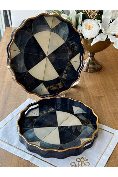 ROSSEV صينية خشبية مكونة من قطعتين من Nell