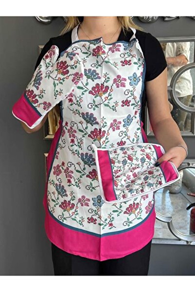 ROSSEV Vintage Kitchen Apron Set 3 Pieces