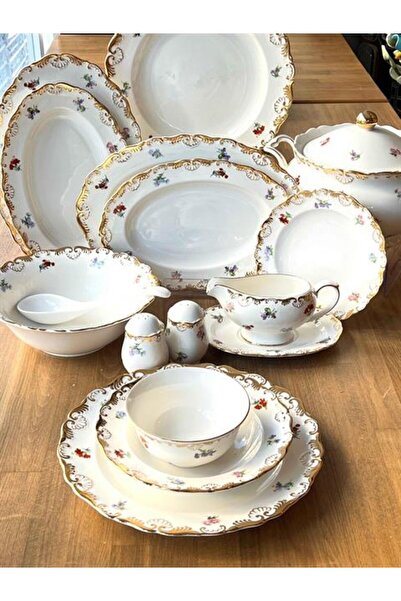 ROY KING Yemek Takımı Feronia 62 Parça 12 Kişilik