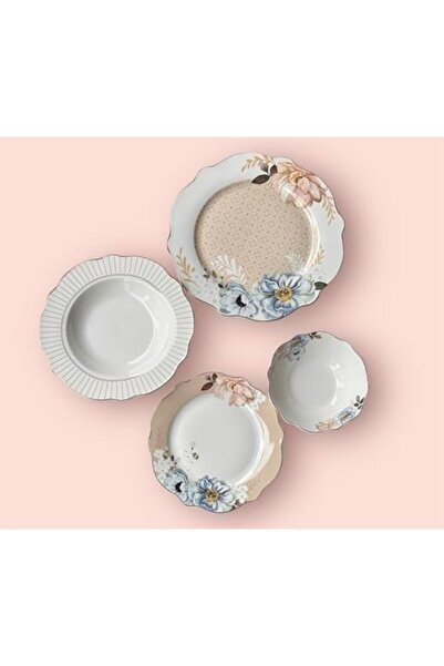 ROSSEV Yemek Takımı Morpho 48 Parça 12 Kişilik