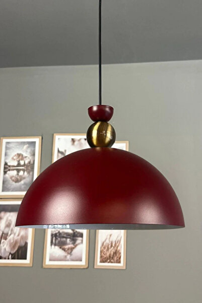 Bamyum Yimpi Vişne Çürüğü Eskitme Şapka Başlık Avize Sarkıt Lamba Salon Mutfa...