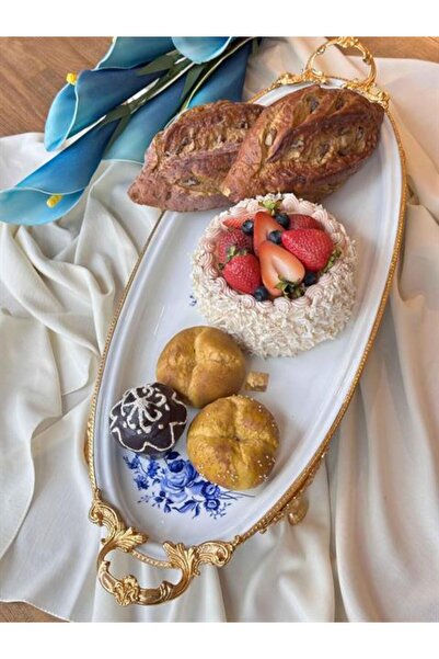 ROSSEV Cobalt Blue Oval Sunum Tabak