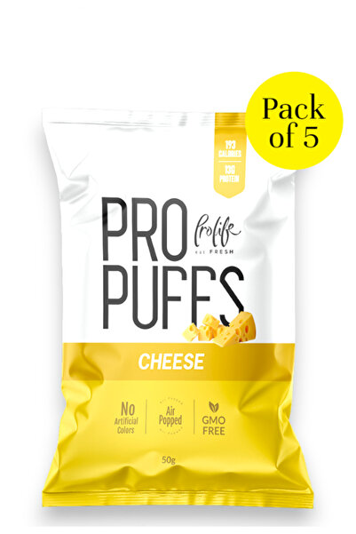 PROLİFE جبنة برو بافس 5 قطع 50 جرام لكل قطعة