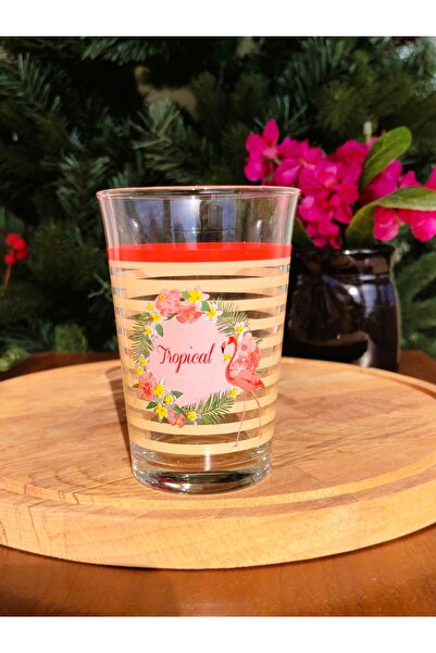 Madame Coco Flamingo 3-Piece Water Glass Set - 290 ml