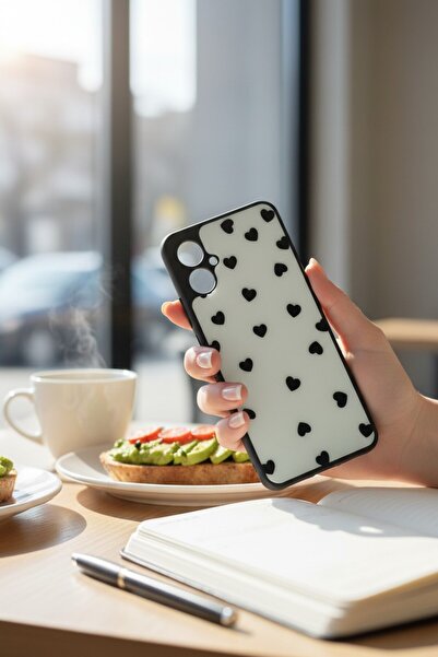 batuteknoloji Omix X5 Fiyonk Kalp Desen Silikon Kapak