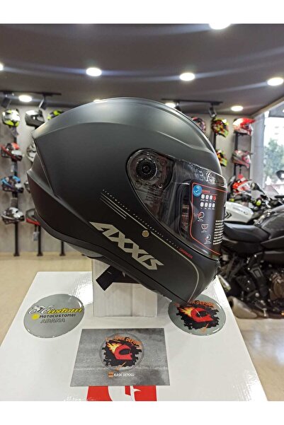 AXXIS DRAKEN S SOLİD V.2 A11 MAT SİYAH FULL FACE KASK