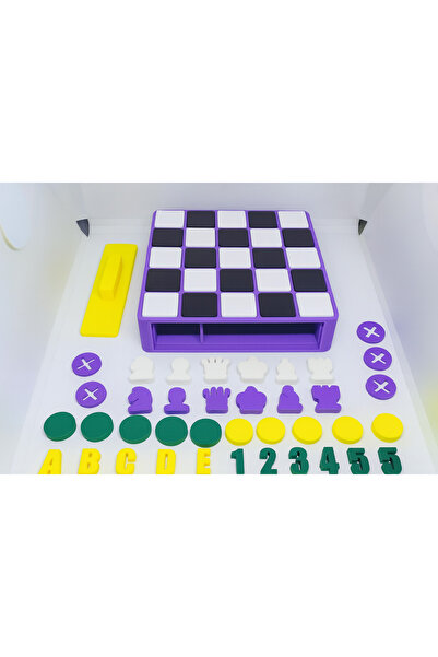 Tasarım Satranca İlk Adım Eğitim Seti – Çocuklar İçin Öğretici ve Eğitici Set...