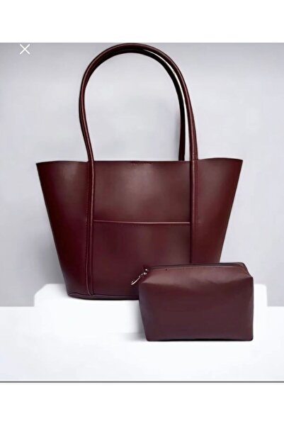 LEATHEROO geantă de umăr pentru cățeluș burgundy