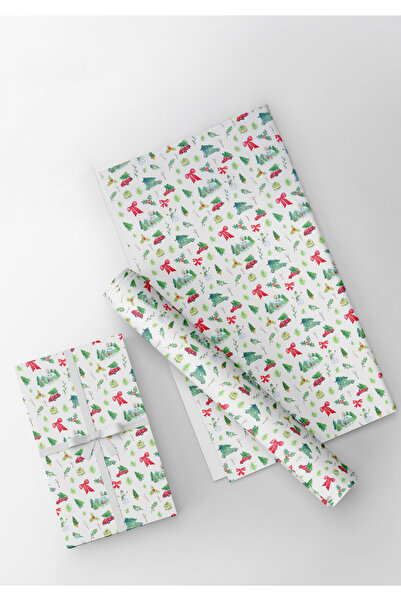 Miona Yılbaşı Özel Hediye Paketleme Ambalaj Kağıdı 35x50 cm(1 ADET)