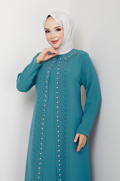 ESLEMNUR Rochie de mama marime mare Papatya Stone