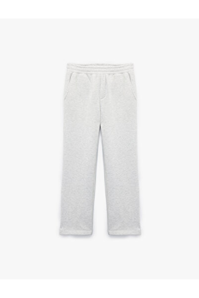 Koton Χειμερινό παντελόνι με λεπτομέρεια τσέπης, ελαστική μέση επένδυση fleece