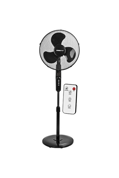 SGTT Ventilator de picior cu telecomandă, diametru 40 cm, putere 45 W, funcție de oscilație 100°, cablu 1,7 m