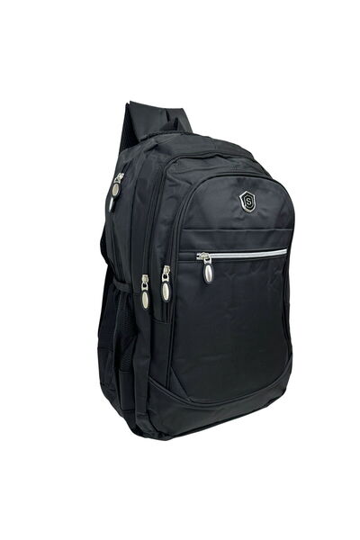 OEM Fashion backpack black, 45 x 35 x 20 cm, 3 compartments, RS28